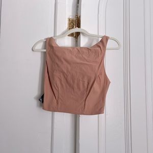 Nasty Gal nude crop top - Size small.